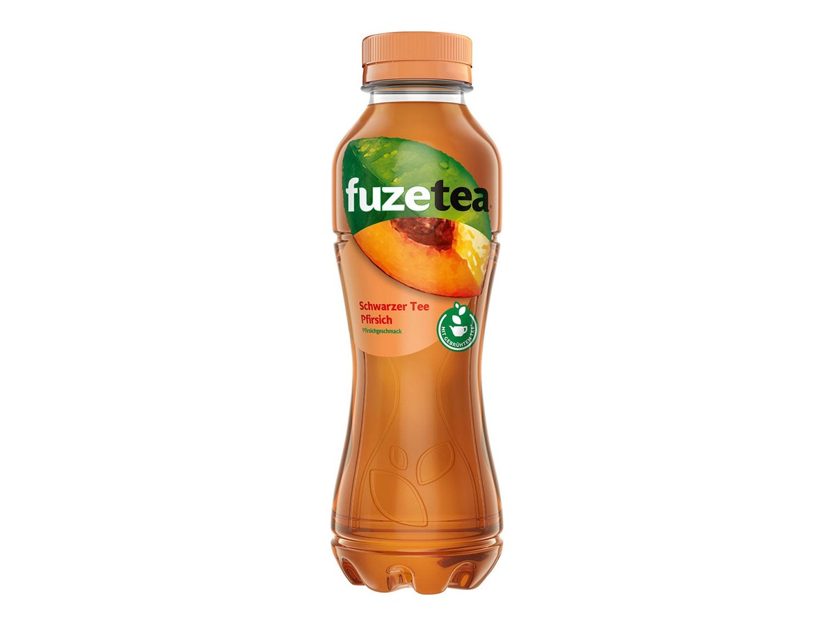 Fuze Tea Schwarzer Tee Pfirsich 0,4l (Einweg)